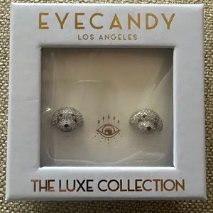 Silver EyeCandy dog pooch earrings